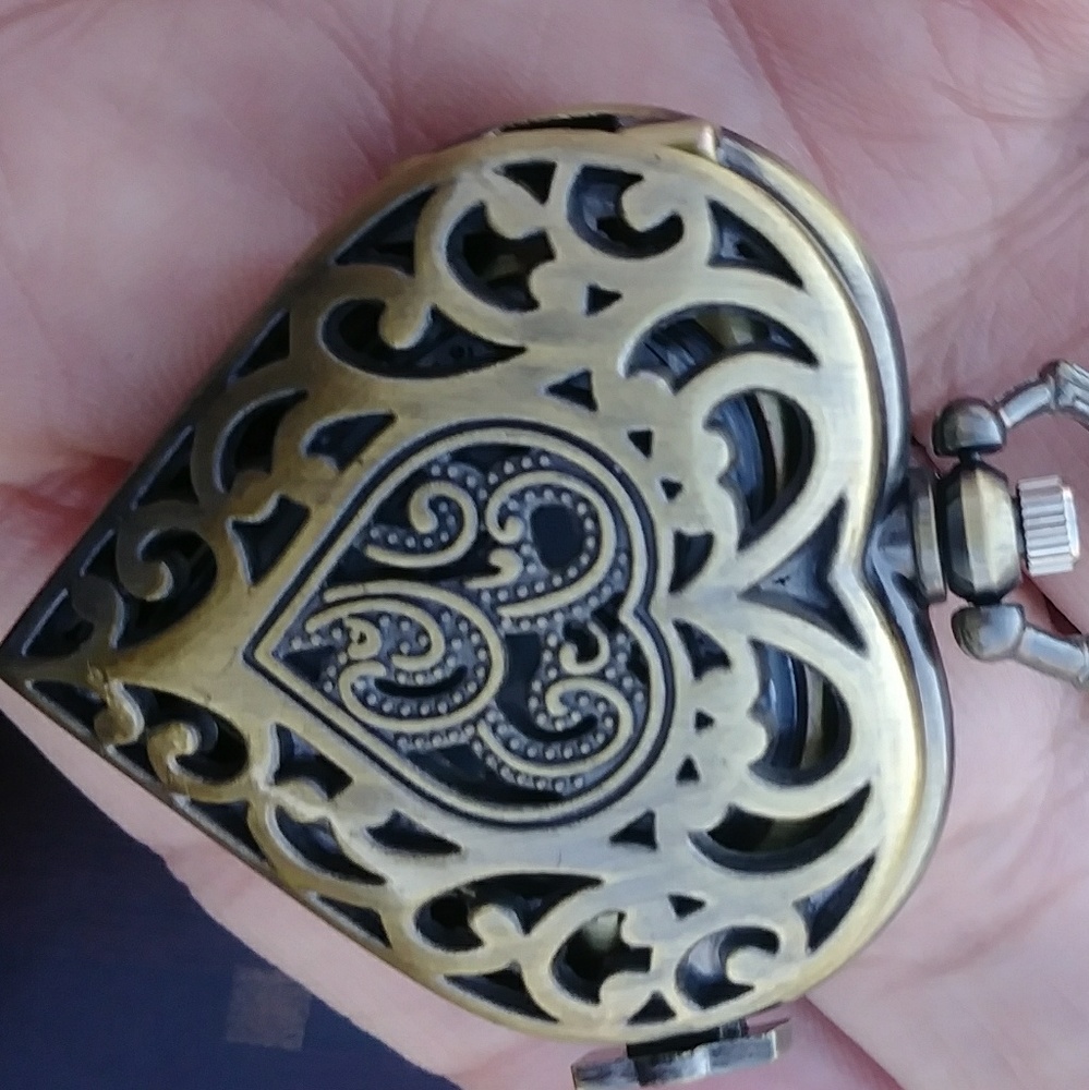 Heart Necklace Watch